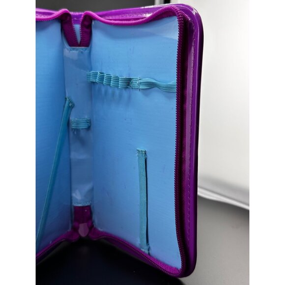 Lisa Frank Stationary Zipper Binder Angel Cat Rainbows Mini 5x8” Vtg 1990s READ - Picture 5 of 16